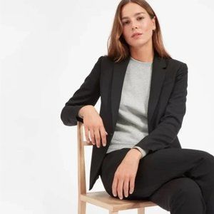 Everlane GoWeave Classic Blazer Black 2 NWOT
